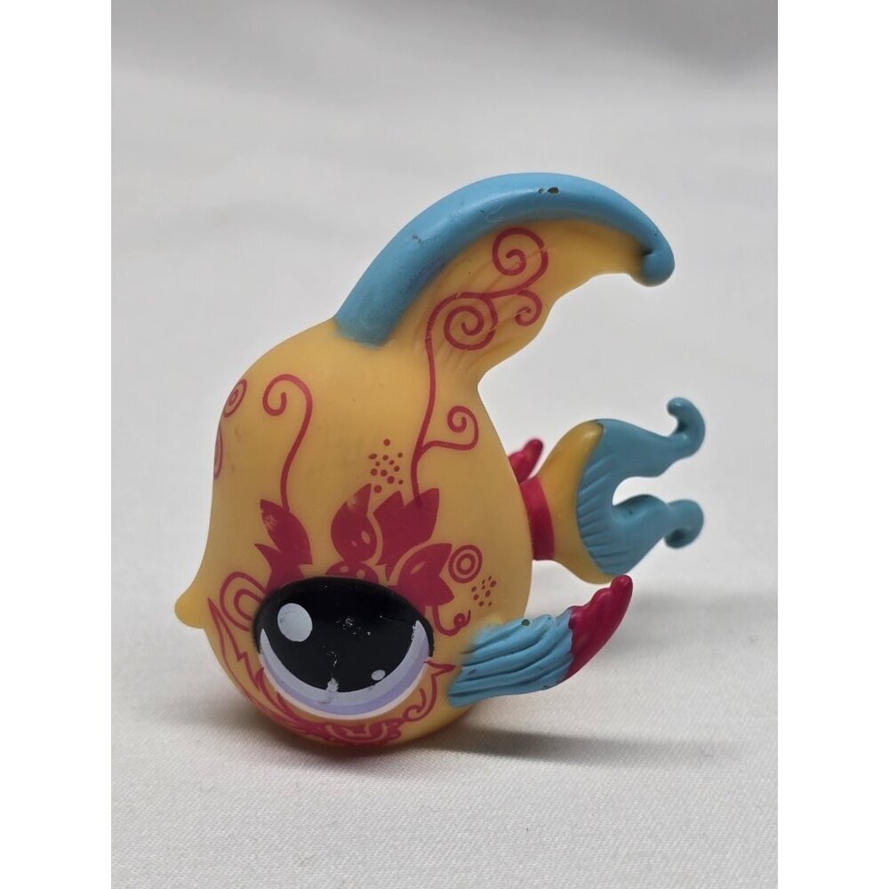 Littlest Pet Shop Postcard Pet ~ Tropical Angel Fish #1355- Paint Wear